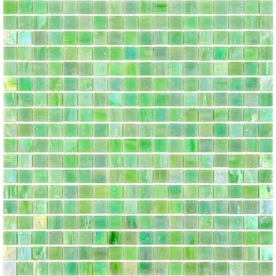 Apollo tile 12" x 12" Skosh Glossy British Racing Green Glass Tile (18.69 sq ft/case) - 20 Pack