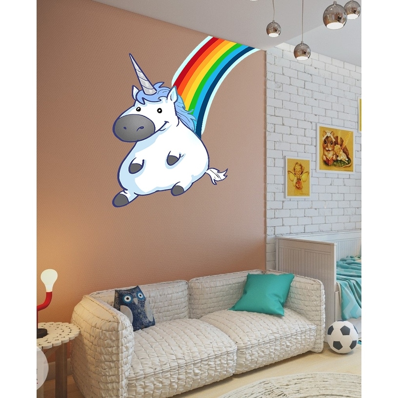 Baby Unicorn Decal, Baby Unicorn Sticker, Baby Unicorn Wall Decor