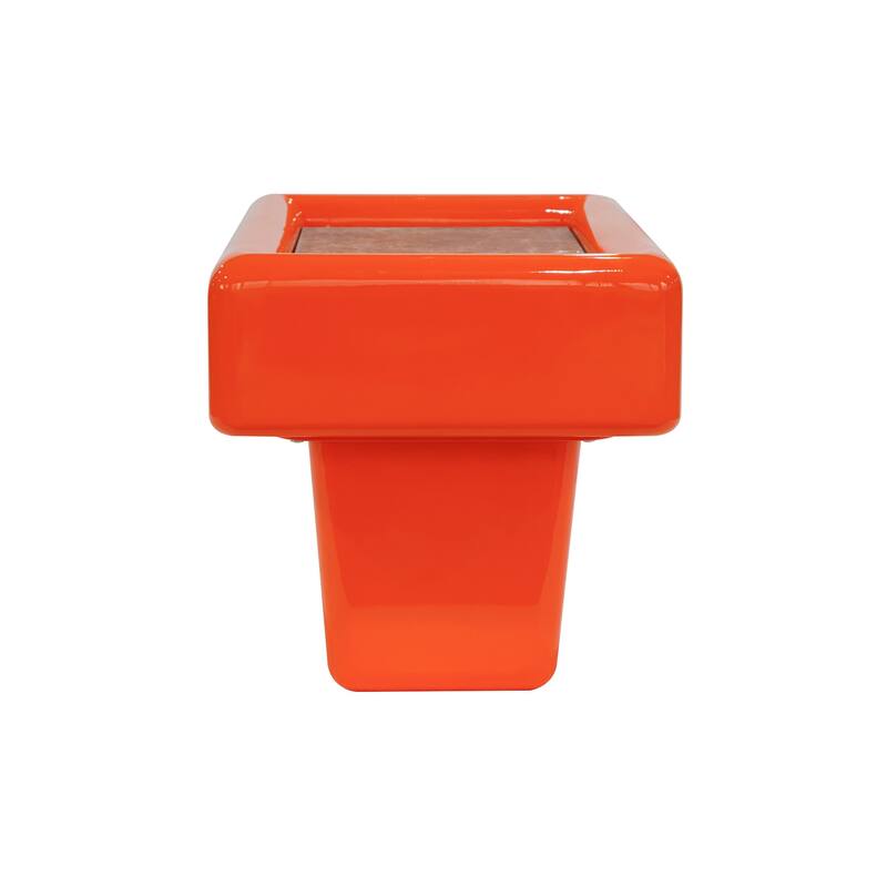 Gattis Home High Glossy Marble End Table