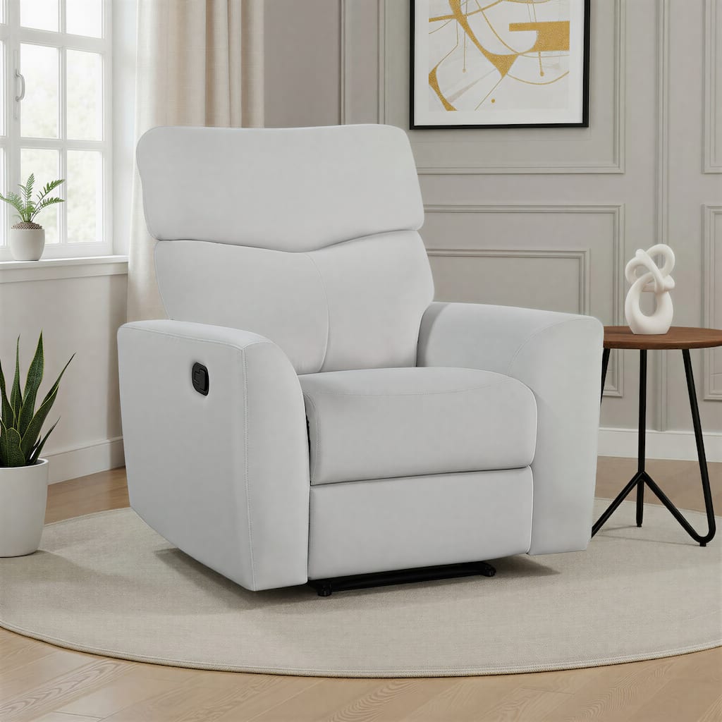 Fremont & Park Lantham Velvet Manual Reclining Chair