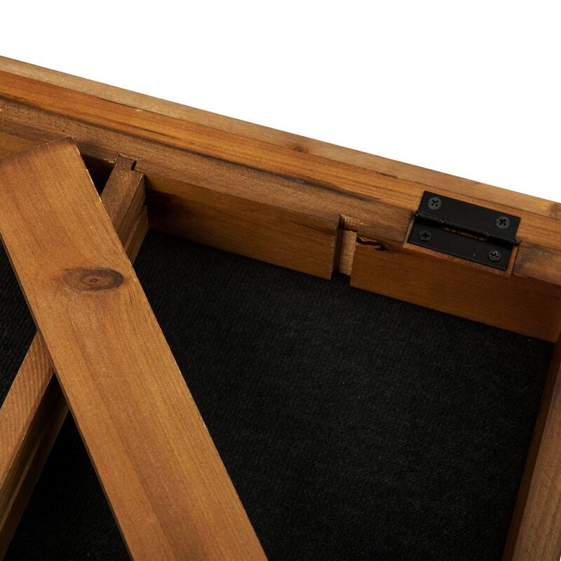 Wooden Medals Display Case with Removable Shelves