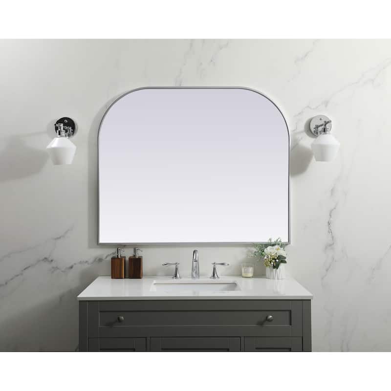 Elegant Lighting MR1B4234 Blaire 42" W x 34" H Modern Arched Bathroom