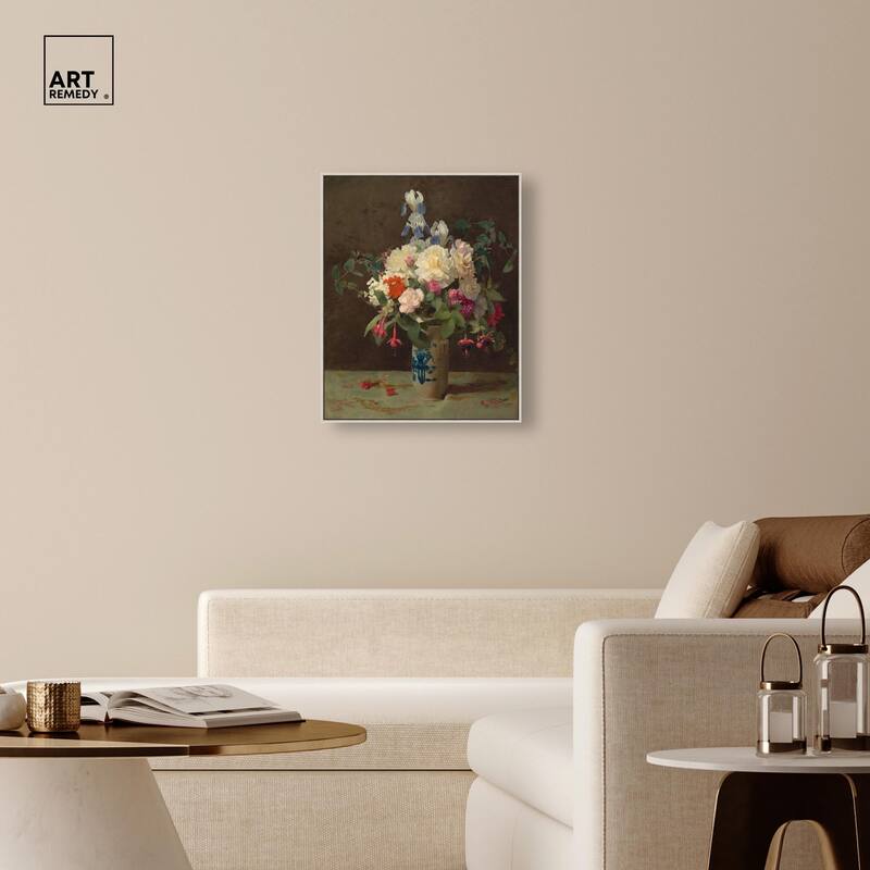 Lambdin Vase of Flowers Canvas by Art Remedy