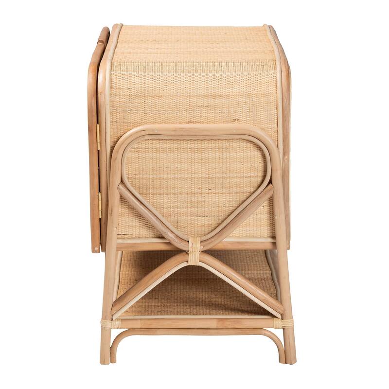 Gitano Bohemian Natural Rattan 2-Door Storage Cabinet