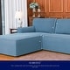 preview thumbnail 37 of 79, Subrtex 2-Piece L Shape Sofa Cover Stretch Sectional Left Chaise Cover