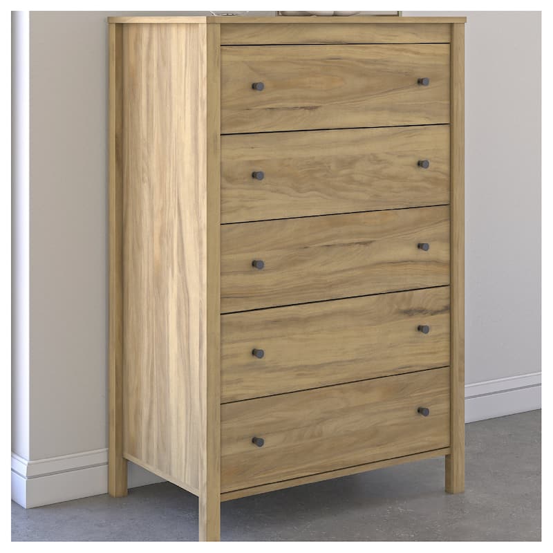 Signature Design by Ashley Bermacy Light Brown Chest of Drawers - 5-drawer - Light Brown