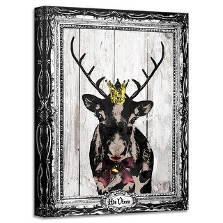 Ready2HangArt 'His Vixen' Holiday Canvas Wall Art by Olivia Rose - Bed