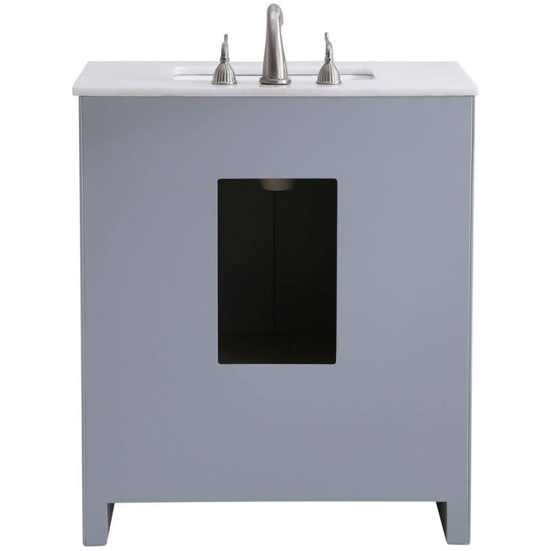 Elegant Lighting VF-1028-VW Filipo 30" Free Standing Single Basin