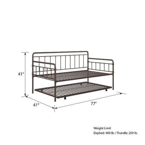 Avenue Greene Waller Metal Daybed/Trundle On Sale Bed Bath & Beyond