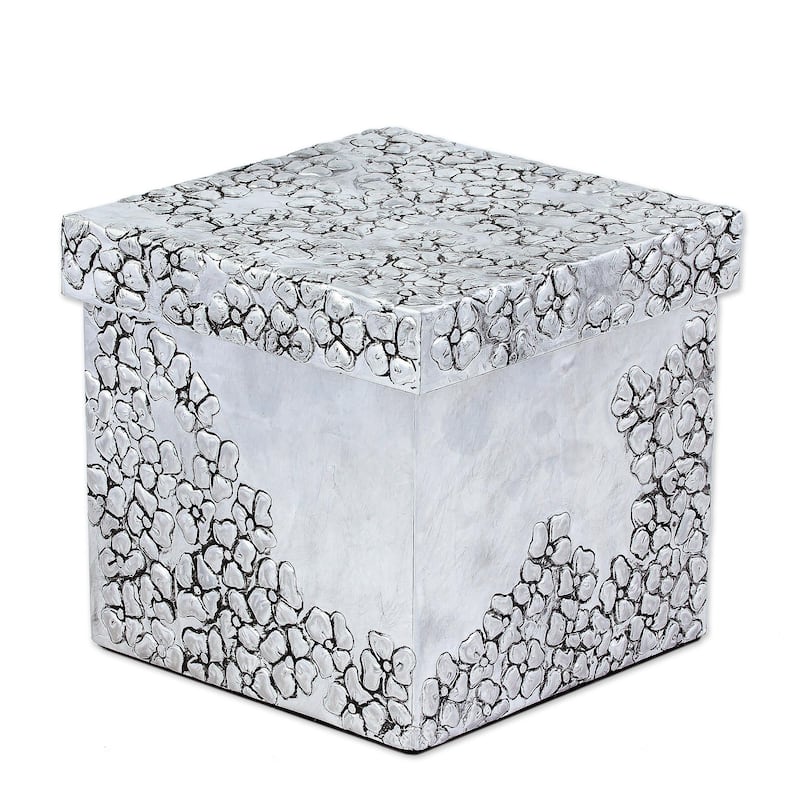 Novica Handmade Blossom Cascade Decorative Box