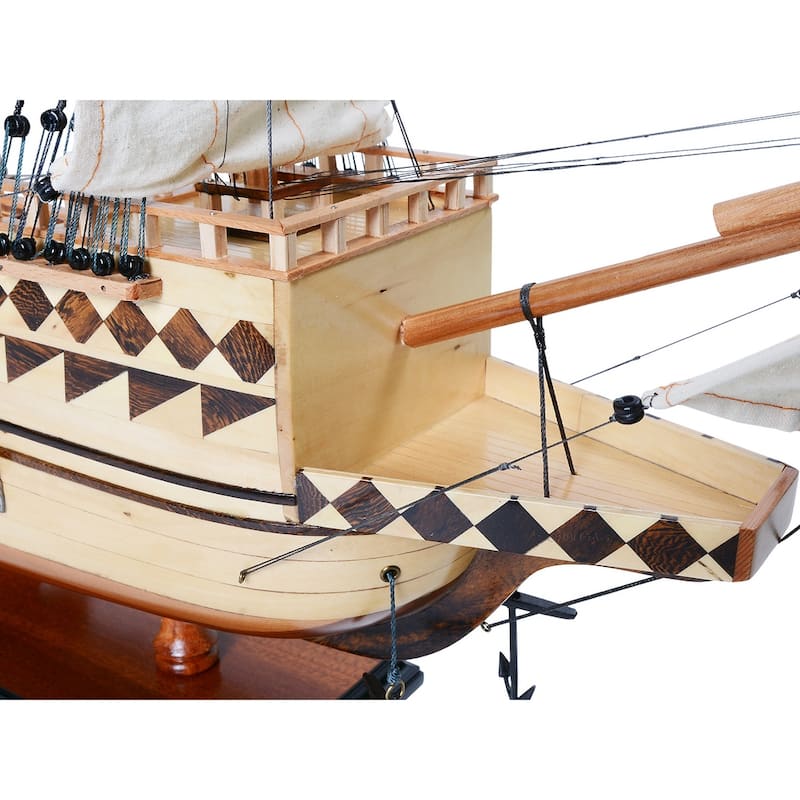 Majestic Mayflower Combo: A Model Ship and Iconic T-Shirt - Multi-Color
