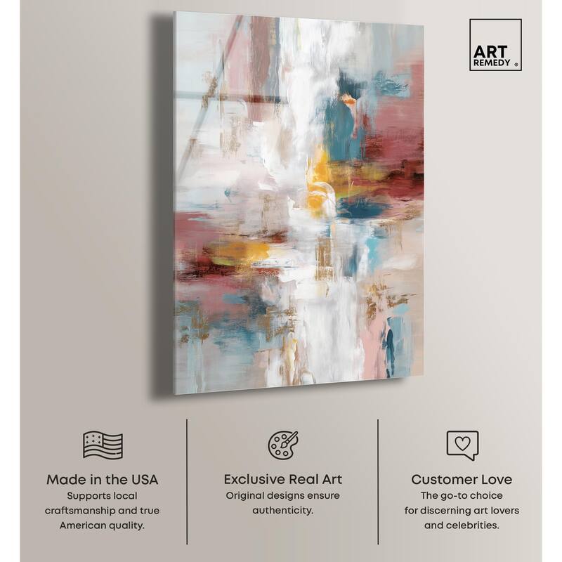 Warmth and cool III Acrylic by Art Remedy, Ready to Hang