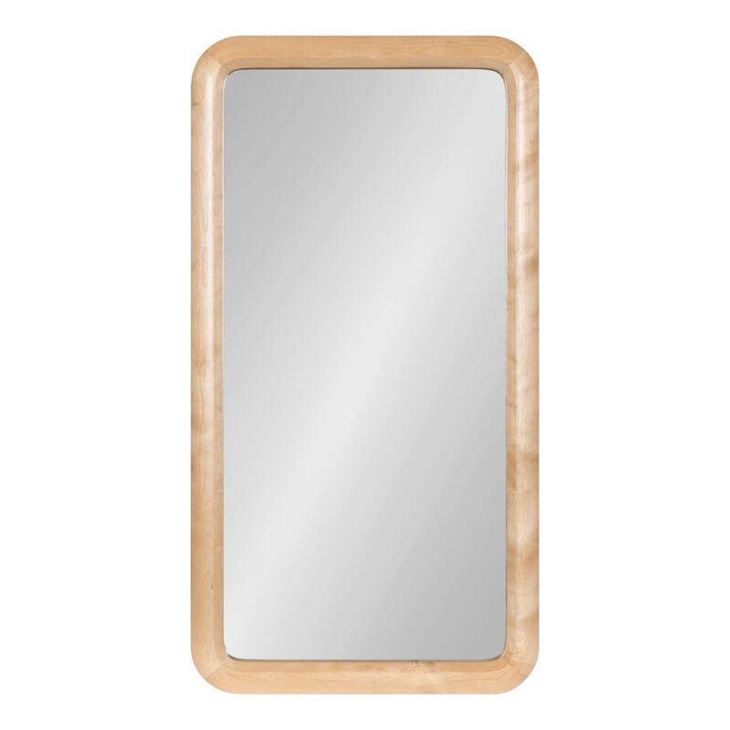 Kate and Laurel Pao Framed Wood Wall Mirror