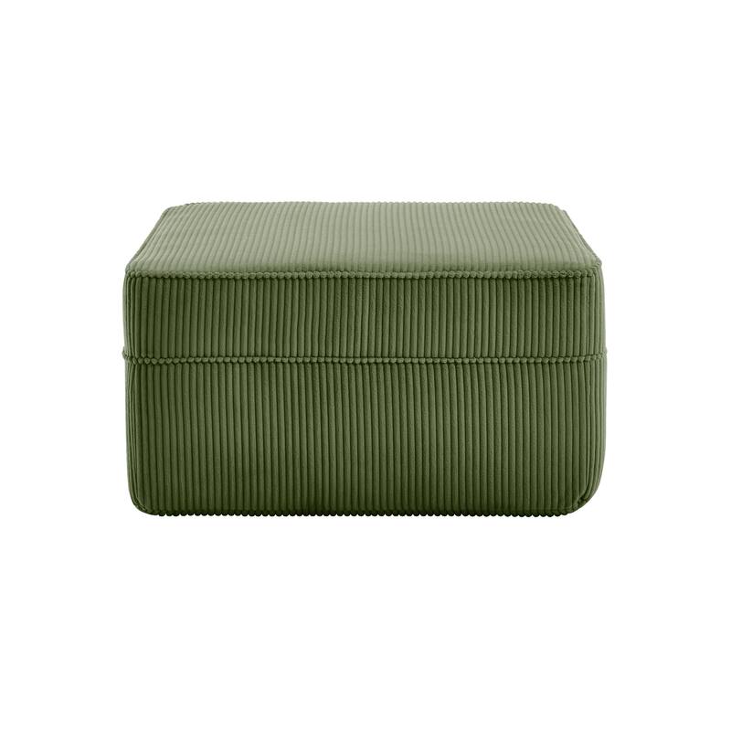 Minimalist Ottoman - Green
