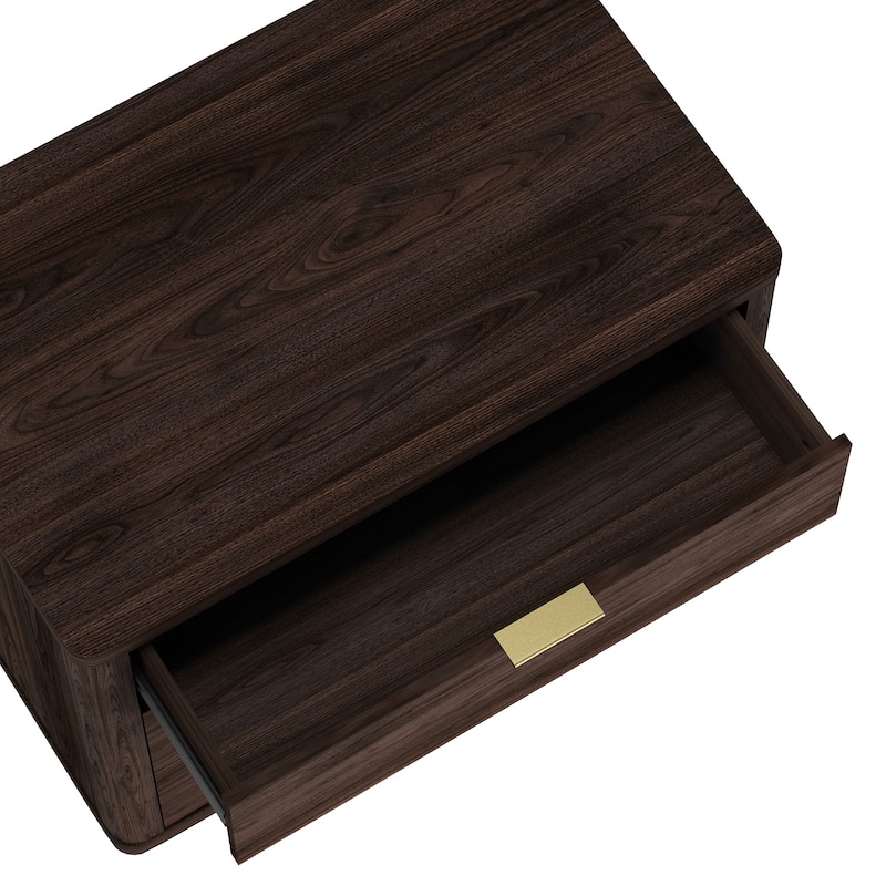 Manhattan Comfort Evelyn 32" Nightstand (3-Drawer) - Set of 2