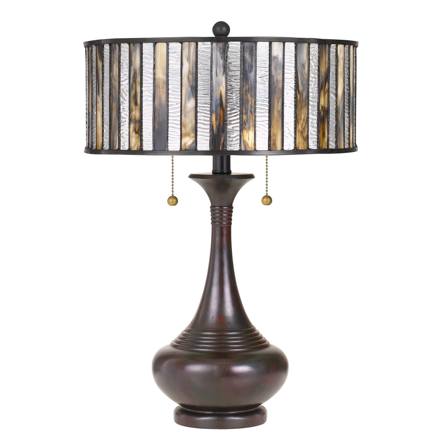 Roland 2-Light Table Lamp in Valiant Bronze