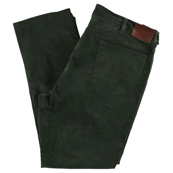 polo ralph lauren men's varick slim straight corduroy pants