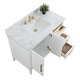 preview thumbnail 4 of 128, Vanity Art 42" Single Sink Bathroom Vanity Cabinet with Engineered Marble Countertop
