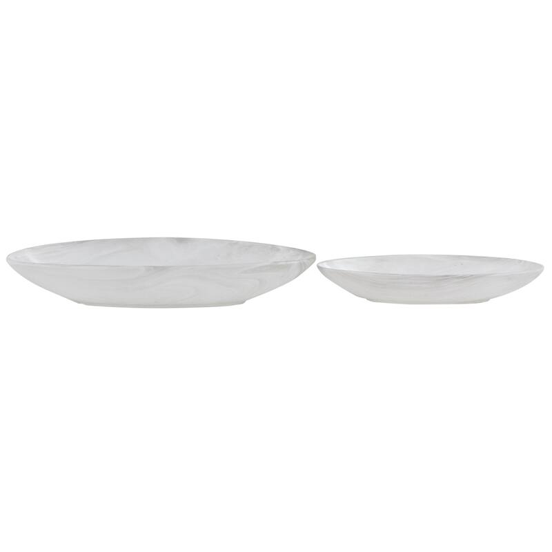 Porcelain Ceramic Indoor Outdoor Planter - Set of 2 White - CosmoLiving by Cosmopolitan - White