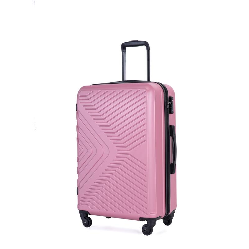 High Quality 3 Piece Hard-Shell Luggage Sets, ABS Lightweight Suitcase with Telescoping Handles and Spinner Wheels & TSA Lock
