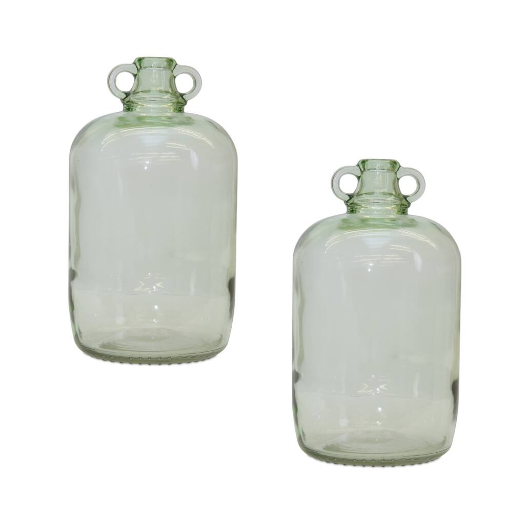 Glass Jug Vase (Set of 2)