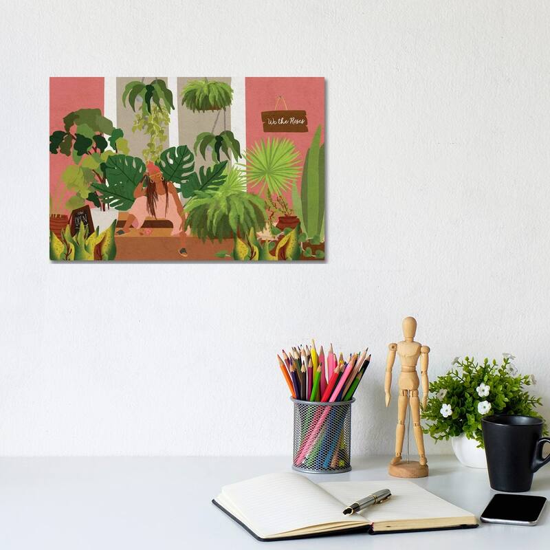 iCanvas "Plant Mom" by Reyna Noriega Canvas Print - 8x12x0.75