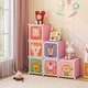 preview thumbnail 57 of 68, Kids Wardrobe Closet with Hanging Section and Cute Doors