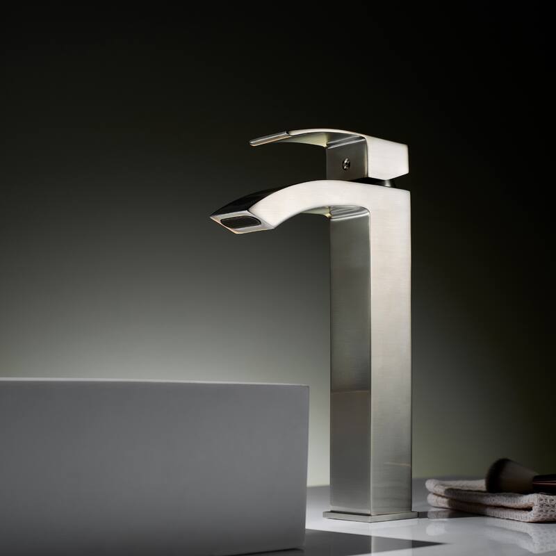 Noya Single High-Handle Hole Lever Vessel Bathroom Faucet