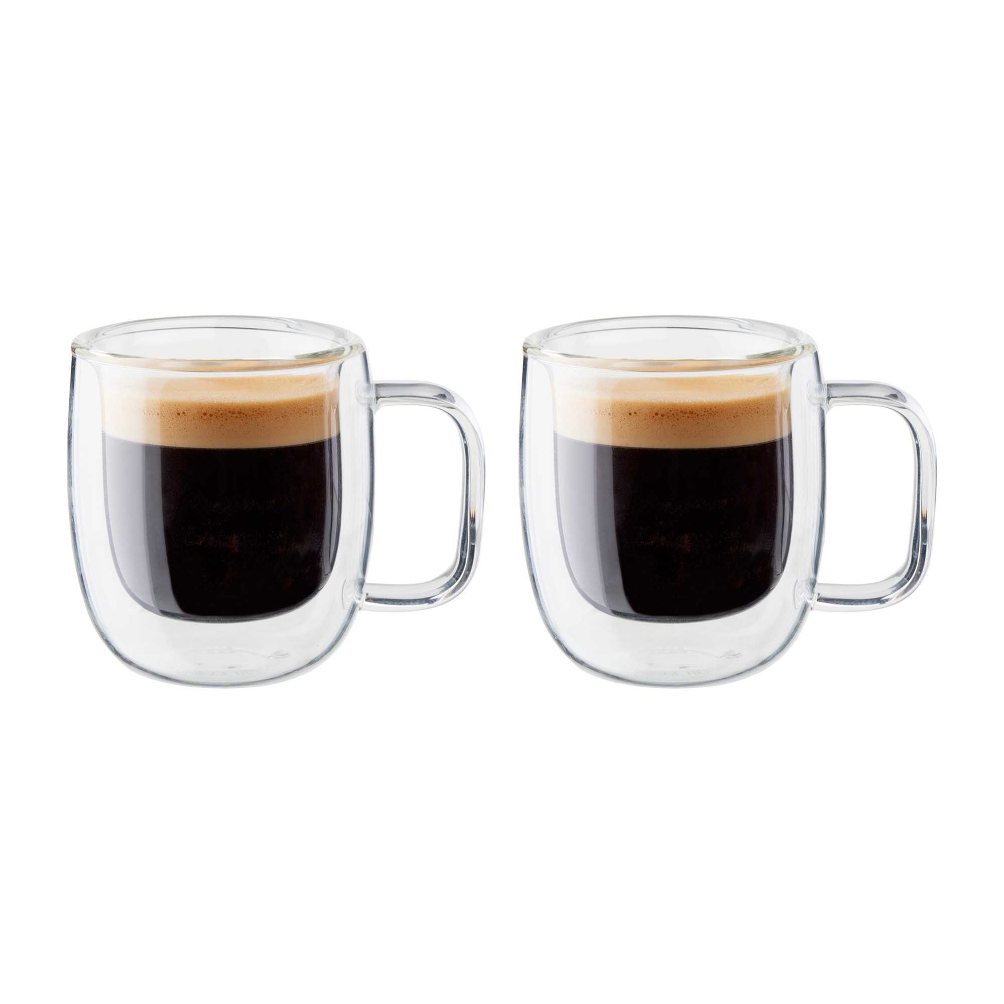 Henckels Cafe Roma 2-pc Double Espresso Glass Mug Set
