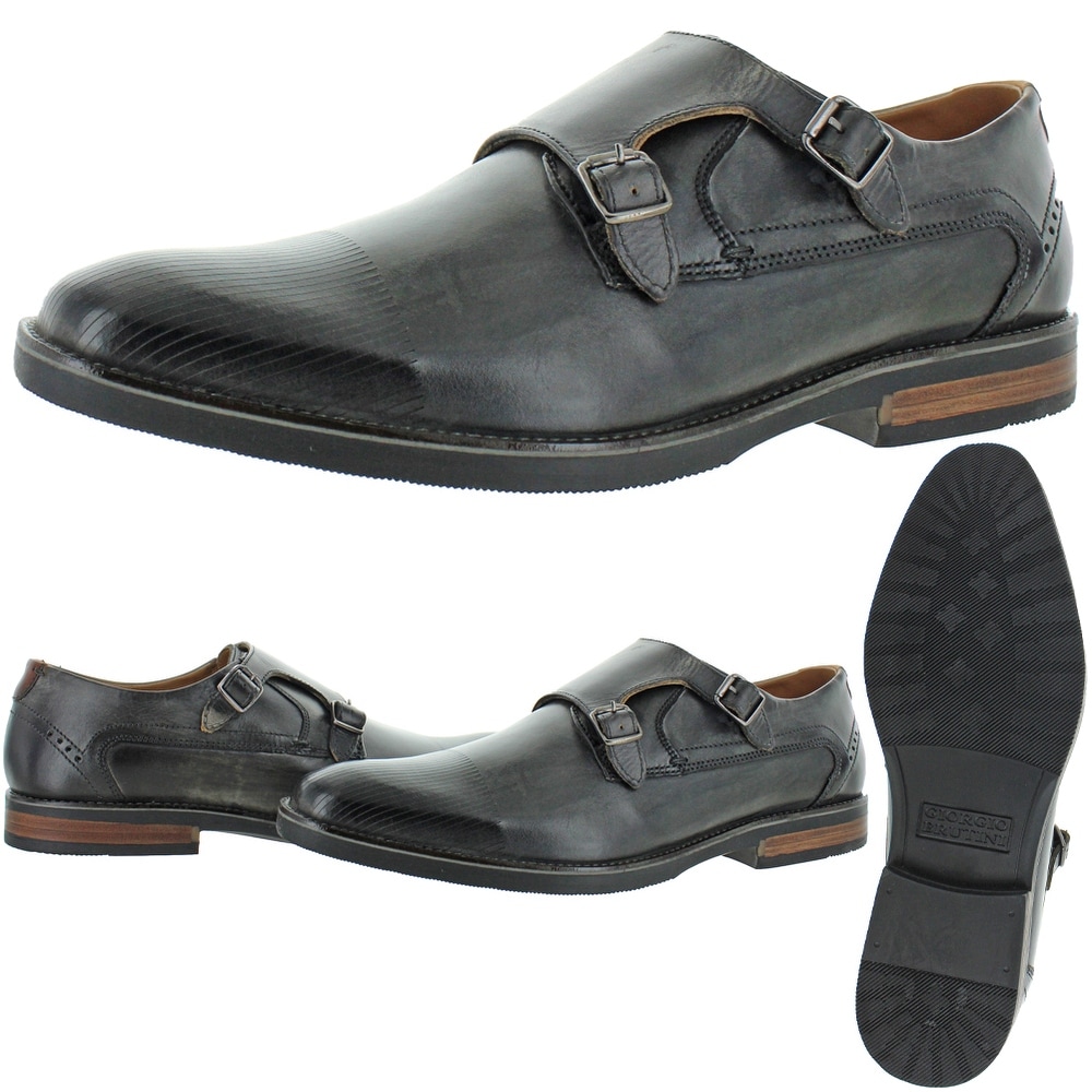 giorgio brutini double monk strap