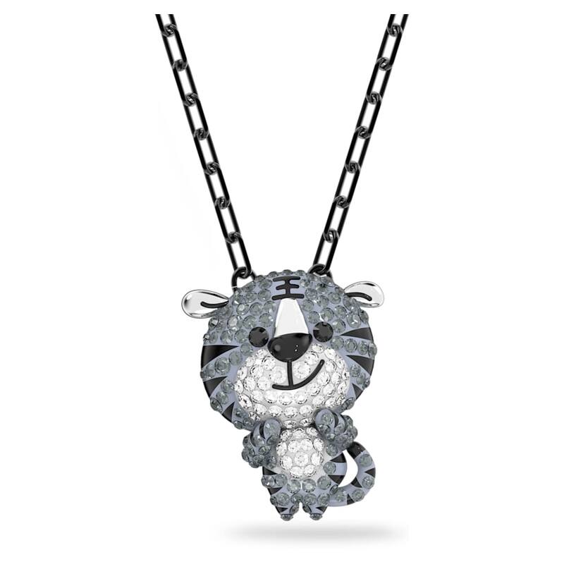Swarovski Women's Zodiac Grey Swarovski Crystal Necklace