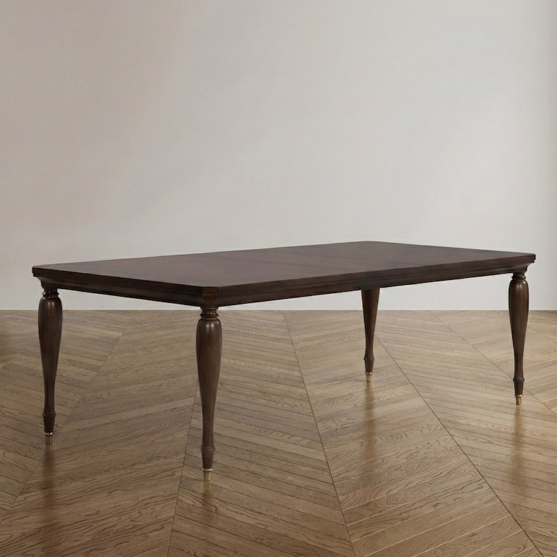Furniture of America Prylen Modern Dark Cherry Solid Wood Extendable Dining Table - Dark Cherry