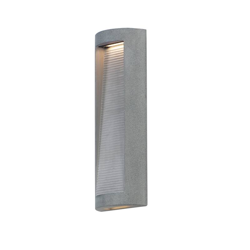 Boardwalk 2-Light 7.75" Wide Greystone Wall Sconce