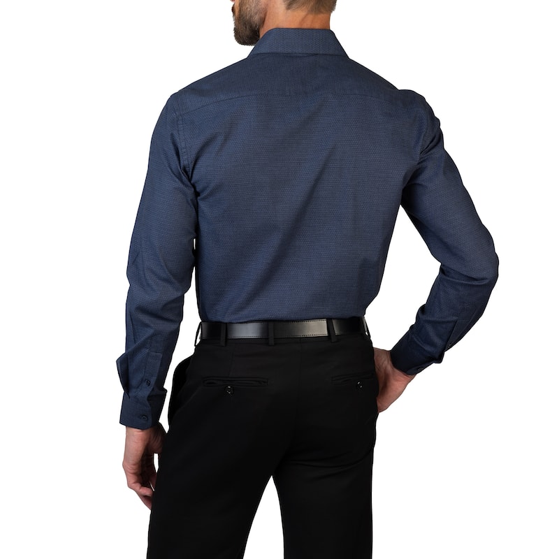 Vince Camuto Men's Diamond Stretch Dress Shirt - Slim Fit