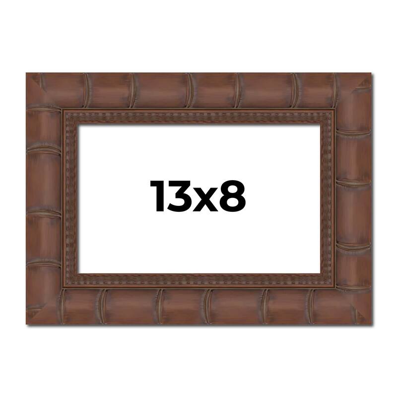 13x8 Frame Pewter Solid Wood Picture Frame Width 1.625 Inches | Interior Frame Depth 0.6875 Inches