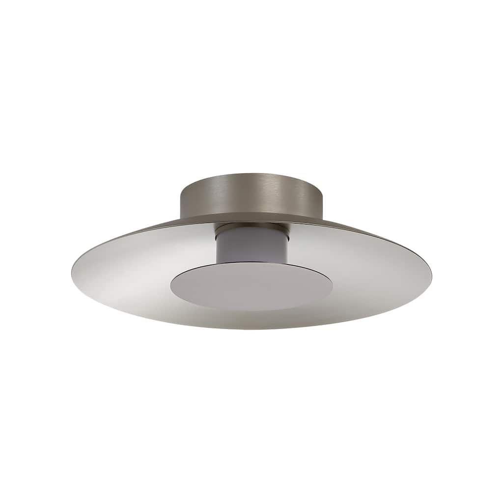 Golden Lighting 6400-FM12 SAN Luma 12" Wide Semi-flush Ceiling Fixture