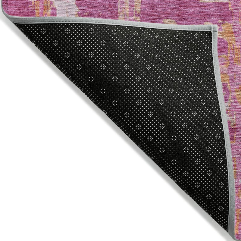 HomeRoots Striped Transitional Rectangle Outdoor Rug
