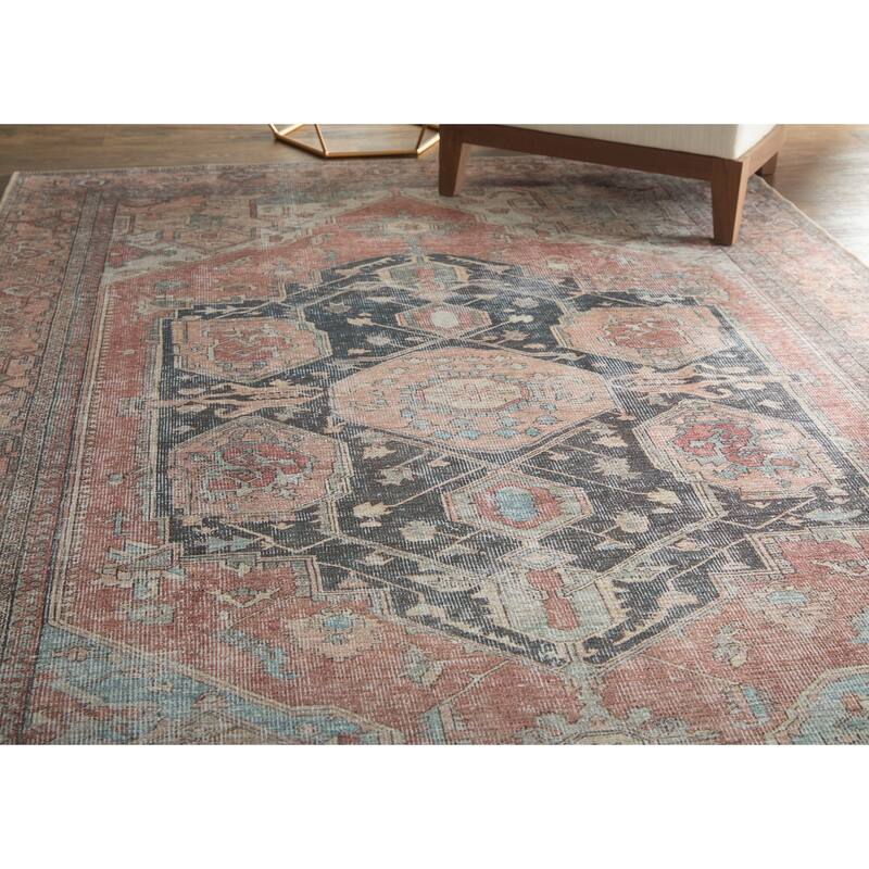 Grand Bazaar Prescott Machine Made Medallion Transitional Area Rug