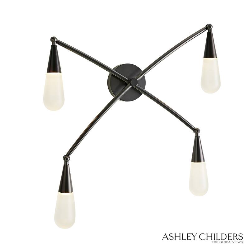 Droplet Sconce - 25"W x 22"H x 4.5"D