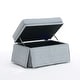 preview thumbnail 93 of 152, Rectangle Chenille Upholstered Storage Ottoman