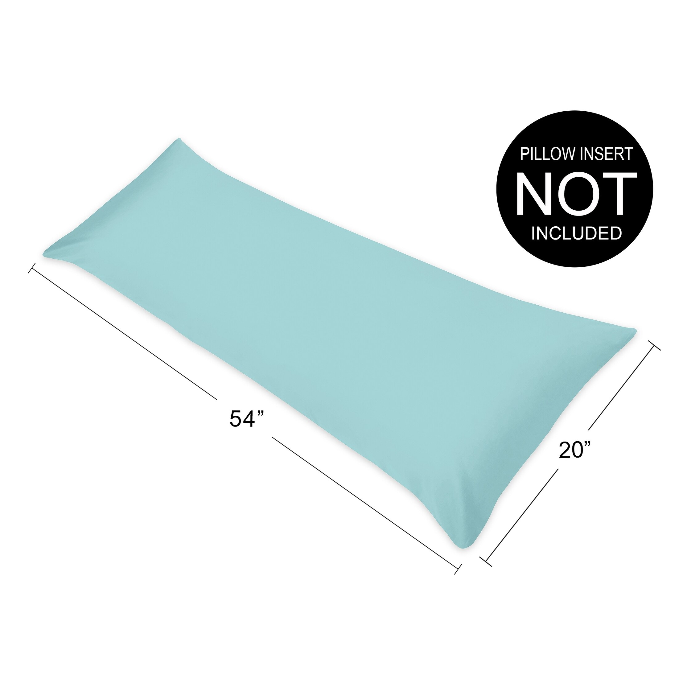 Turquoise body top pillow cover