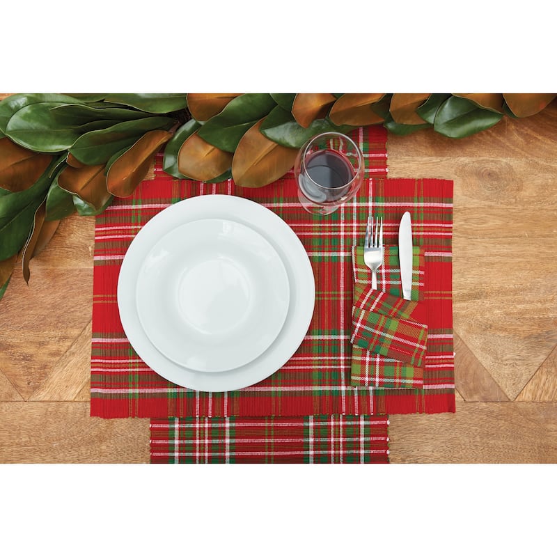 Jonah Plaid Placemat Set 6