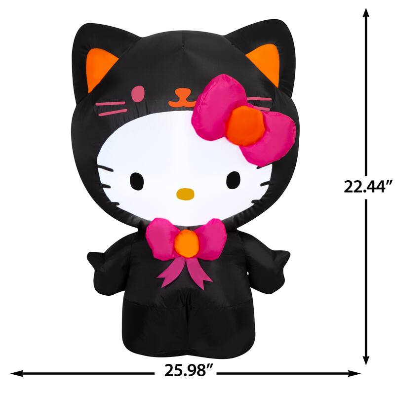 Airblown-Hello Kitty as Black Cat-Sanrio
