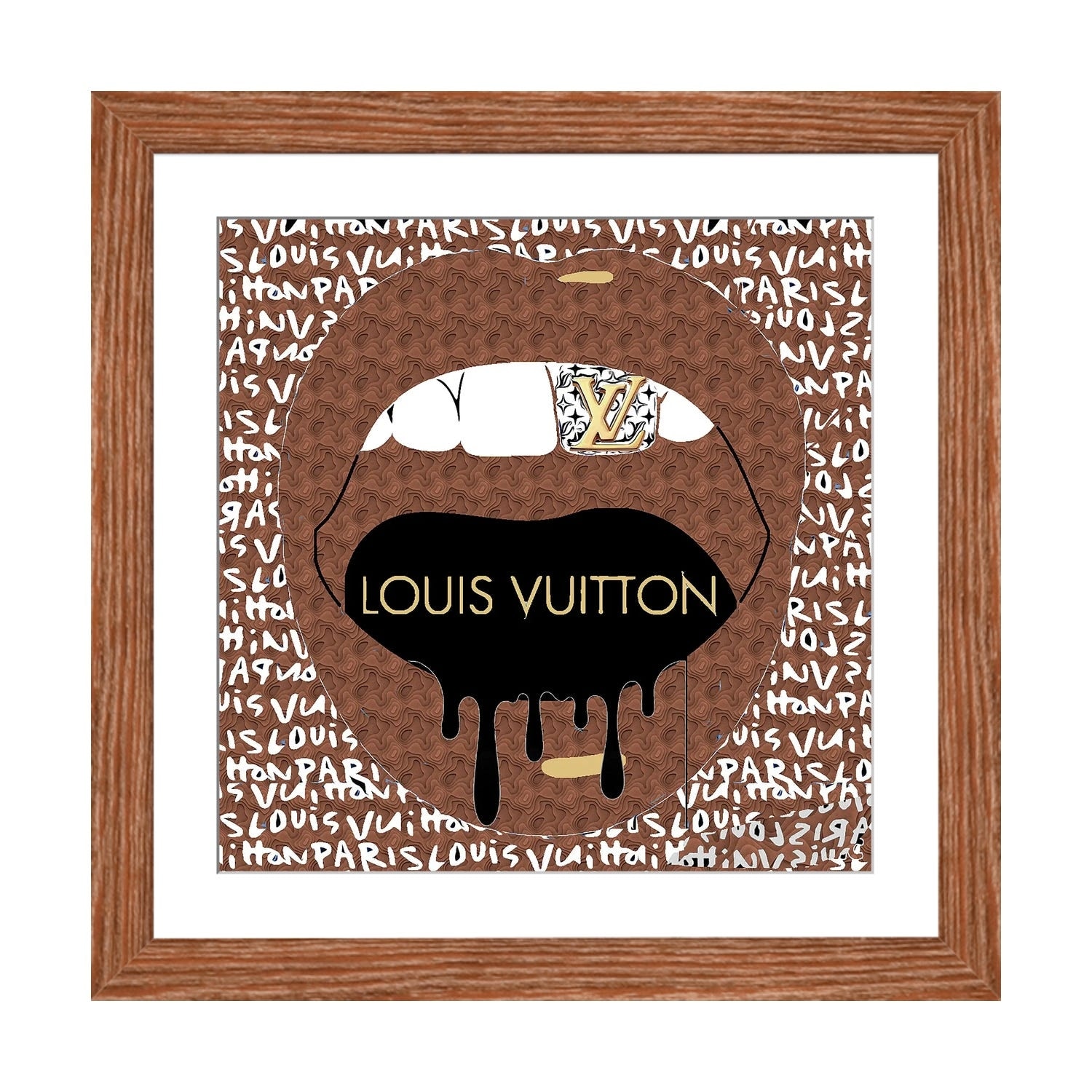 Louis Vuitton Abstract Art Art Print by Julie Schreiber