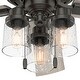 preview thumbnail 27 of 32, Hunter 52" Hartland Low Profile Ceiling Fan with LED Light and Pull Chain - Farmhouse, Rustic Transitional
