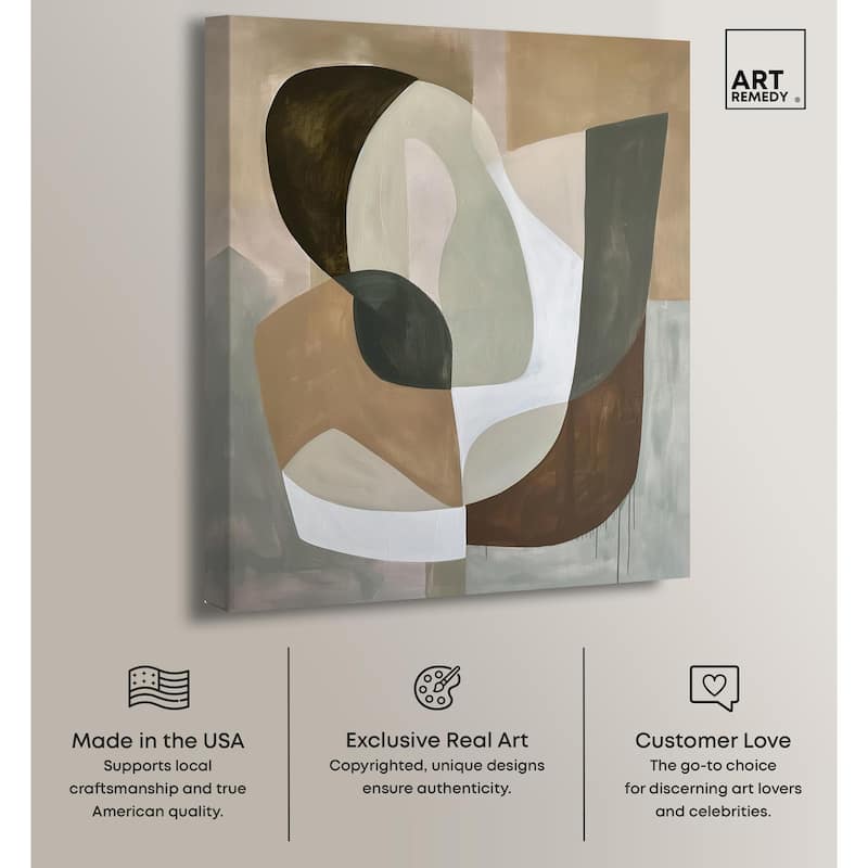 Soft Reverberations II Canvas by Art Remedy, Gallery Wrapped