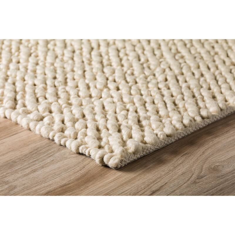 Addison Boulder Chunky Hand-loomed Wool Area Rug
