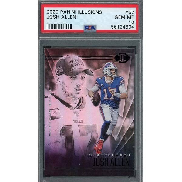 Josh Allen 2020 Panini Illusions Football Card #52 Graded PSA 10 - 8'6" x  11'6" - Bed Bath & Beyond - 40993441