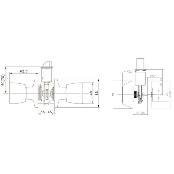 Shop Design House 728212 Terrace Single Cylinder Keyed Entry Door