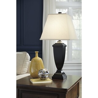 Amerigin Bronze Finish 30 Inch Table Lamps Set of 2 - 13.63" W x 13.63" D x 29.5" H